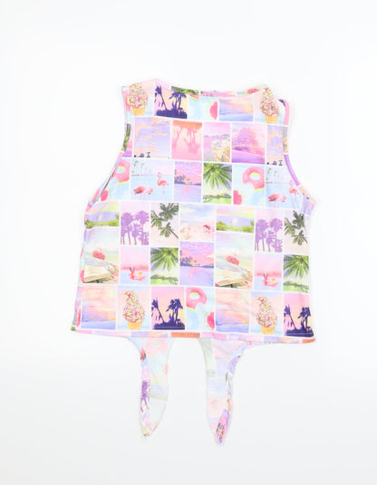 SheIn Girls Multicoloured   Basic Tank Size 11-12 Years