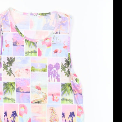 SheIn Girls Multicoloured   Basic Tank Size 11-12 Years