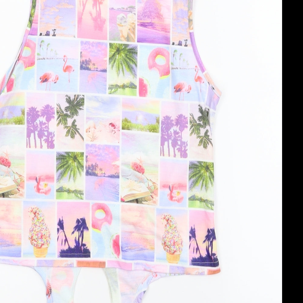 SheIn Girls Multicoloured   Basic Tank Size 11-12 Years