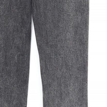 Preworn Girls Grey  Denim Skinny Jeans Size 12-13 Years