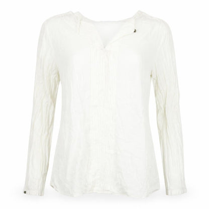 Womens UK Size S Promod White Basic Blouse
