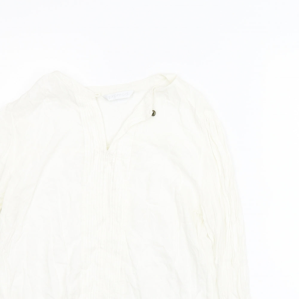Promod Womens White   Basic Blouse Size S