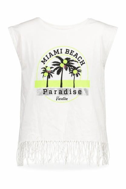 H&M Girls White   Basic T-Shirt Size 10-11 Years