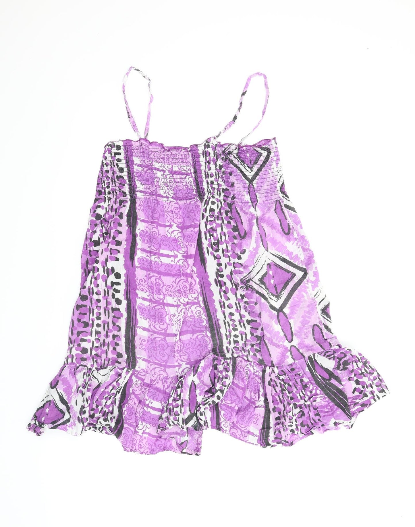 Store Twenty One Womens Purple Animal Print  A-Line  Size 10
