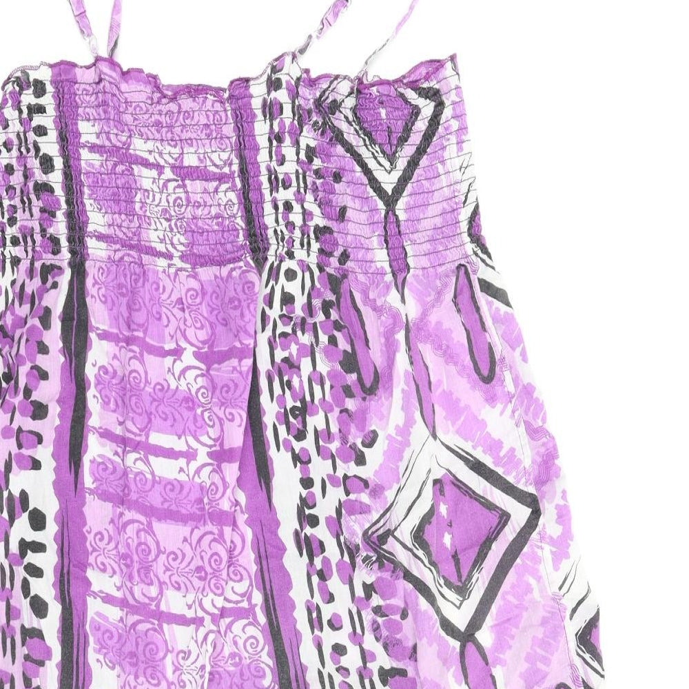Store Twenty One Womens Purple Animal Print  A-Line  Size 10
