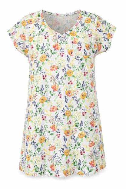 Matalan Womens White Floral  Capri Dress Size S