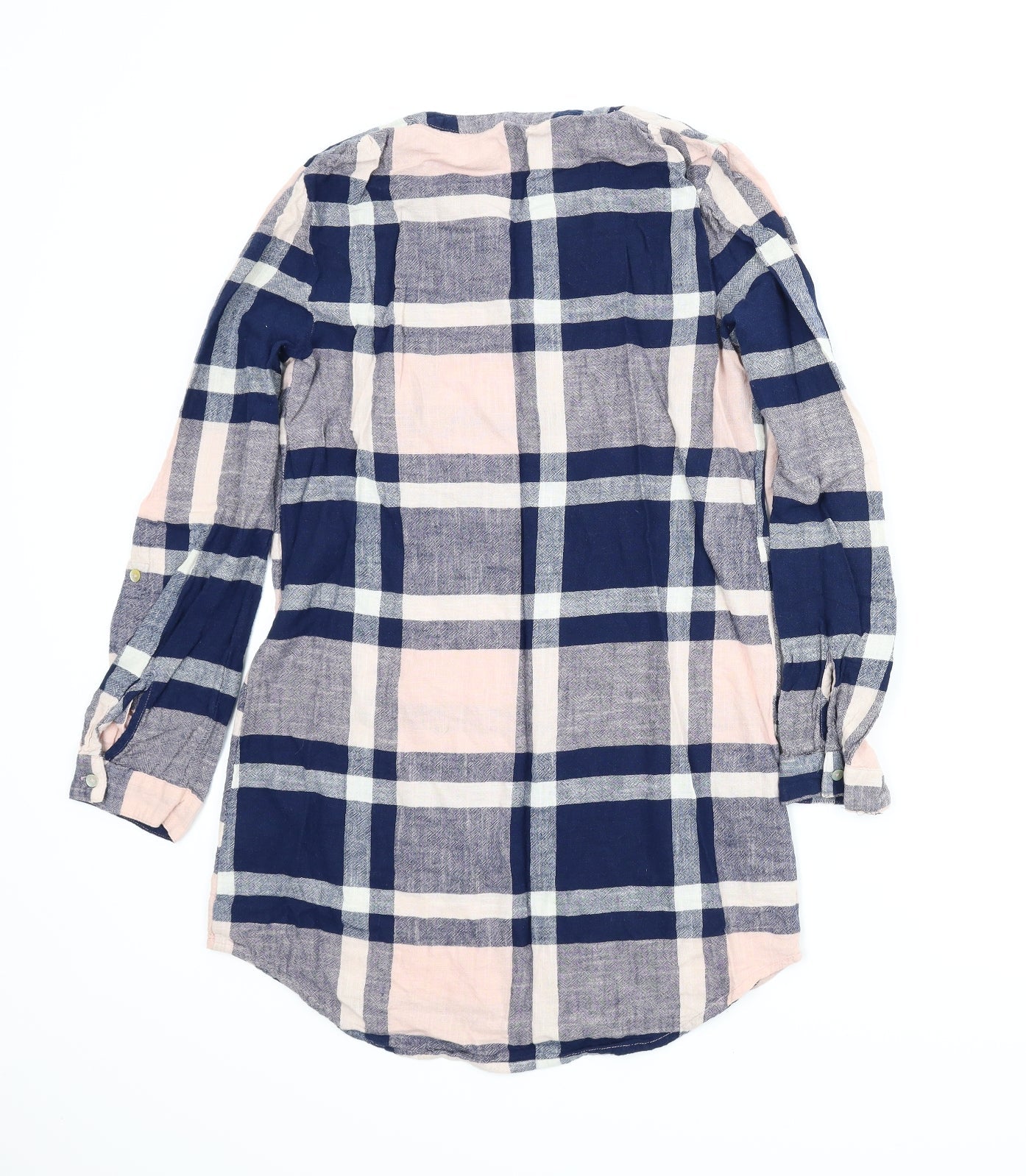 TU Womens Multicoloured Plaid  Shirt Dress  Size 8