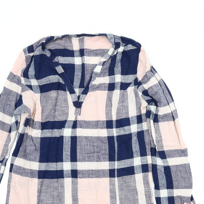 TU Womens Multicoloured Plaid  Shirt Dress  Size 8