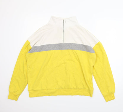 New Look Womens Yellow   Pullover Jumper Size 16
