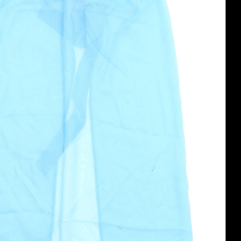 Womens UK Size 10 Atmosphere Blue Basic Blouse
