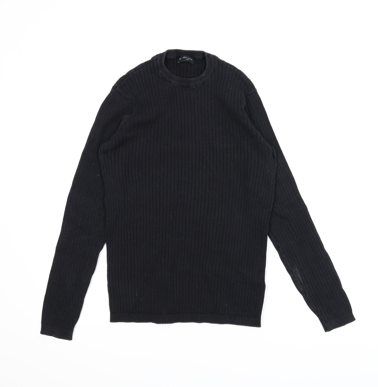 New Look Mens Black   Pullover Jumper Size M