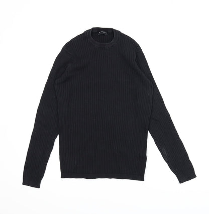 New Look Mens Black   Pullover Jumper Size M