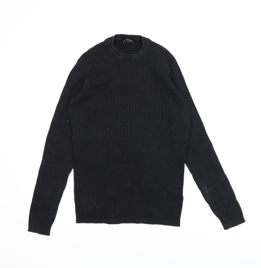 New Look Mens Black   Pullover Jumper Size M