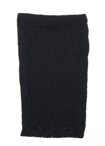 G21 Womens Black   Straight & Pencil Skirt Size 12