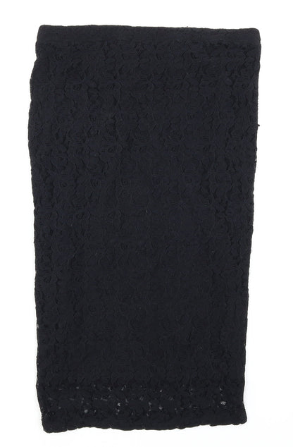 G21 Womens Black   Straight & Pencil Skirt Size 12