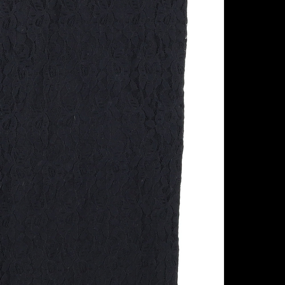 G21 Womens Black   Straight & Pencil Skirt Size 12