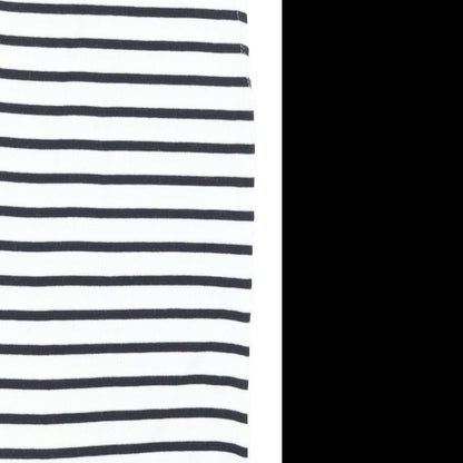 Atmosphere Womens White Striped  Basic Tank Size 6