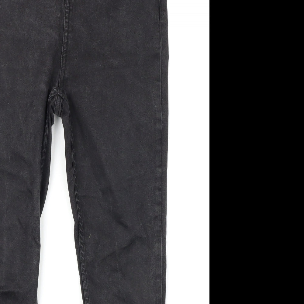 New Look Womens Black  Denim Skinny Jeans Size 12 L25 in