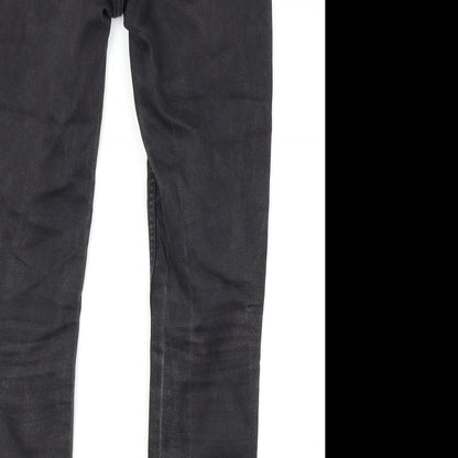 New Look Womens Black  Denim Skinny Jeans Size 12 L25 in