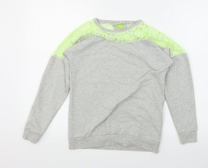 YD Girls Grey   Pullover Sweatshirt Size 12-13 Years