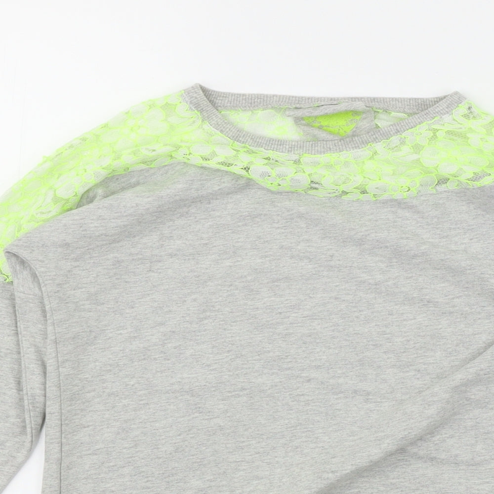 YD Girls Grey   Pullover Sweatshirt Size 12-13 Years