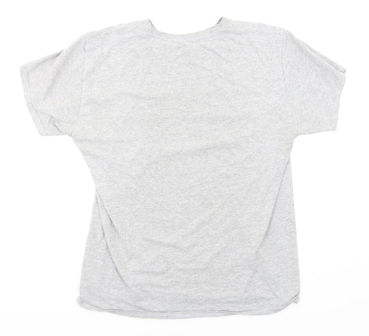 Womens UK Size 10 In the Style Grey Basic T-Shirt