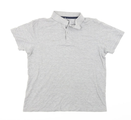 Primark Mens Grey    Polo Size L