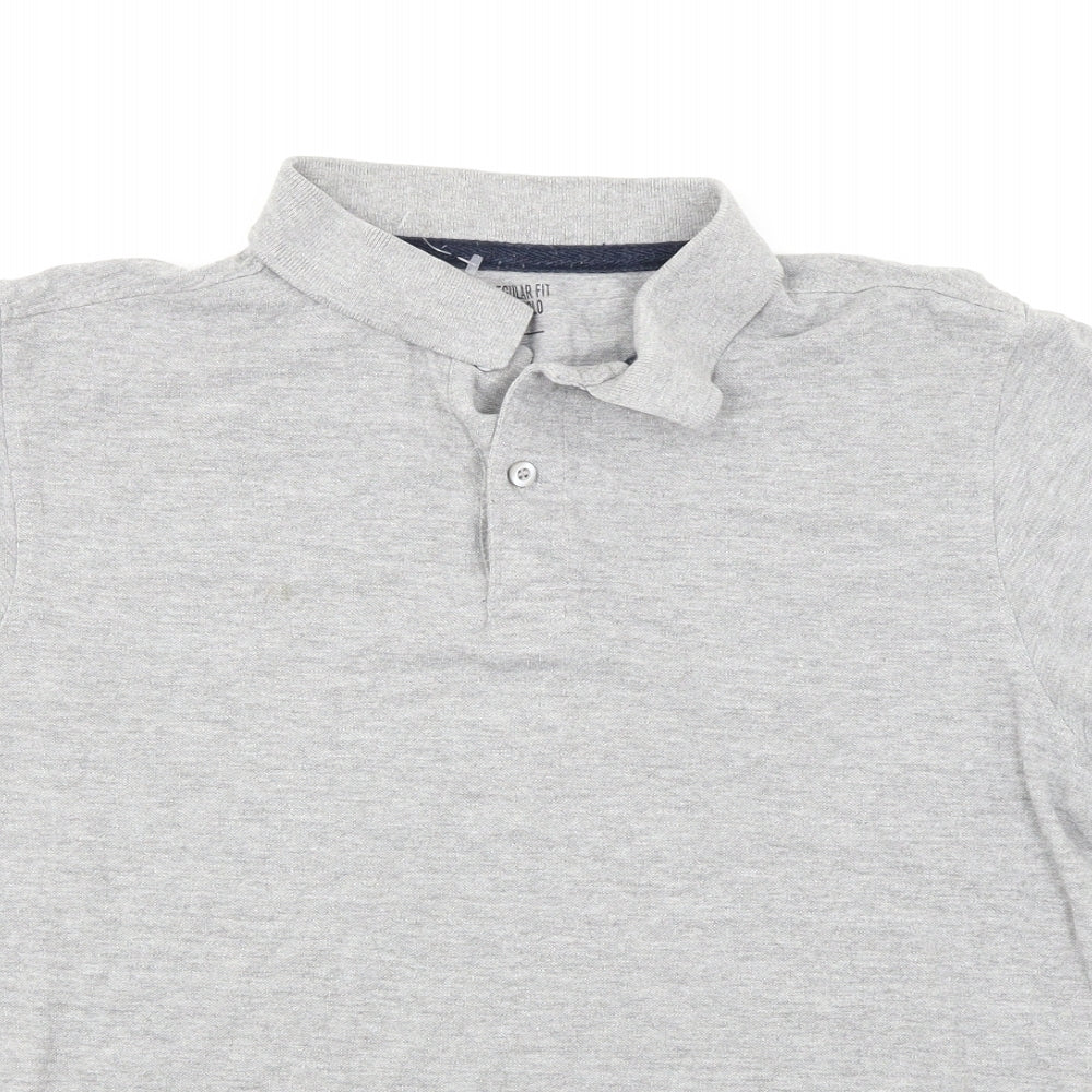 Primark Mens Grey    Polo Size L