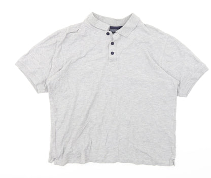 Avenue Mens Grey    Polo Size L