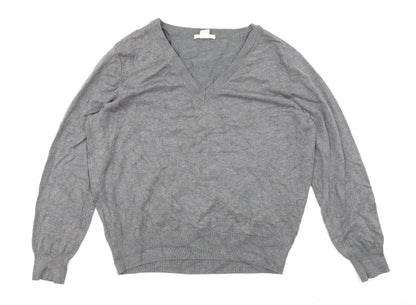 H&M Womens Grey   Pullover Jumper Size L