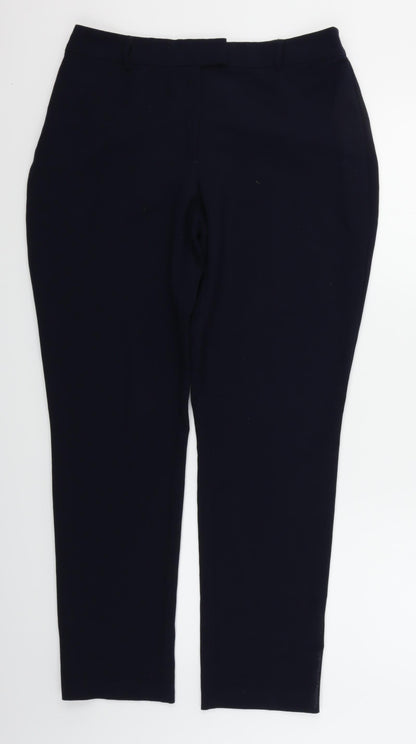 Womens UK Size 12 Collection Regular Fit  Blue Trousers