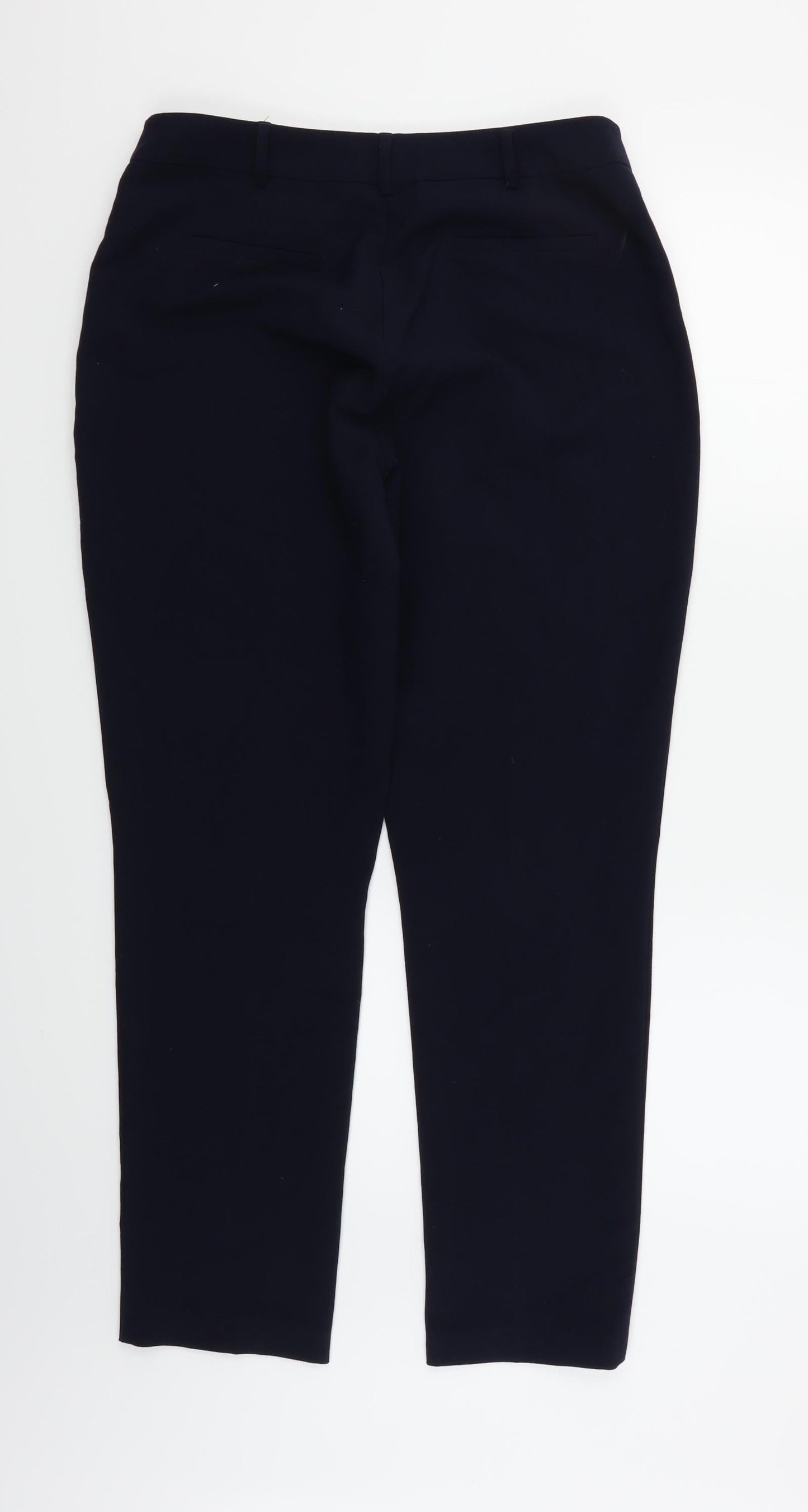 Womens UK Size 12 Collection Regular Fit  Blue Trousers