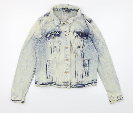 Denim Co Womens Blue  Denim Jacket  Size 10