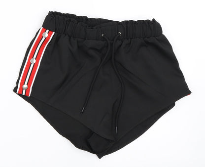 Zaful Womens Black   Hot Pants Shorts Size 8