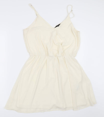FOREVER 21 Womens Ivory   Skater Dress  Size L