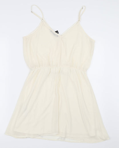 FOREVER 21 Womens Ivory   Skater Dress  Size L