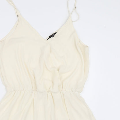 FOREVER 21 Womens Ivory   Skater Dress  Size L