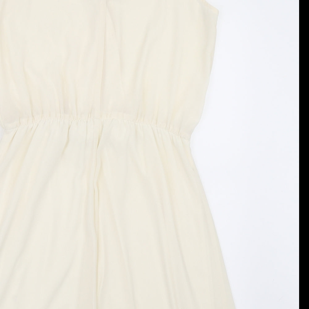 FOREVER 21 Womens Ivory   Skater Dress  Size L