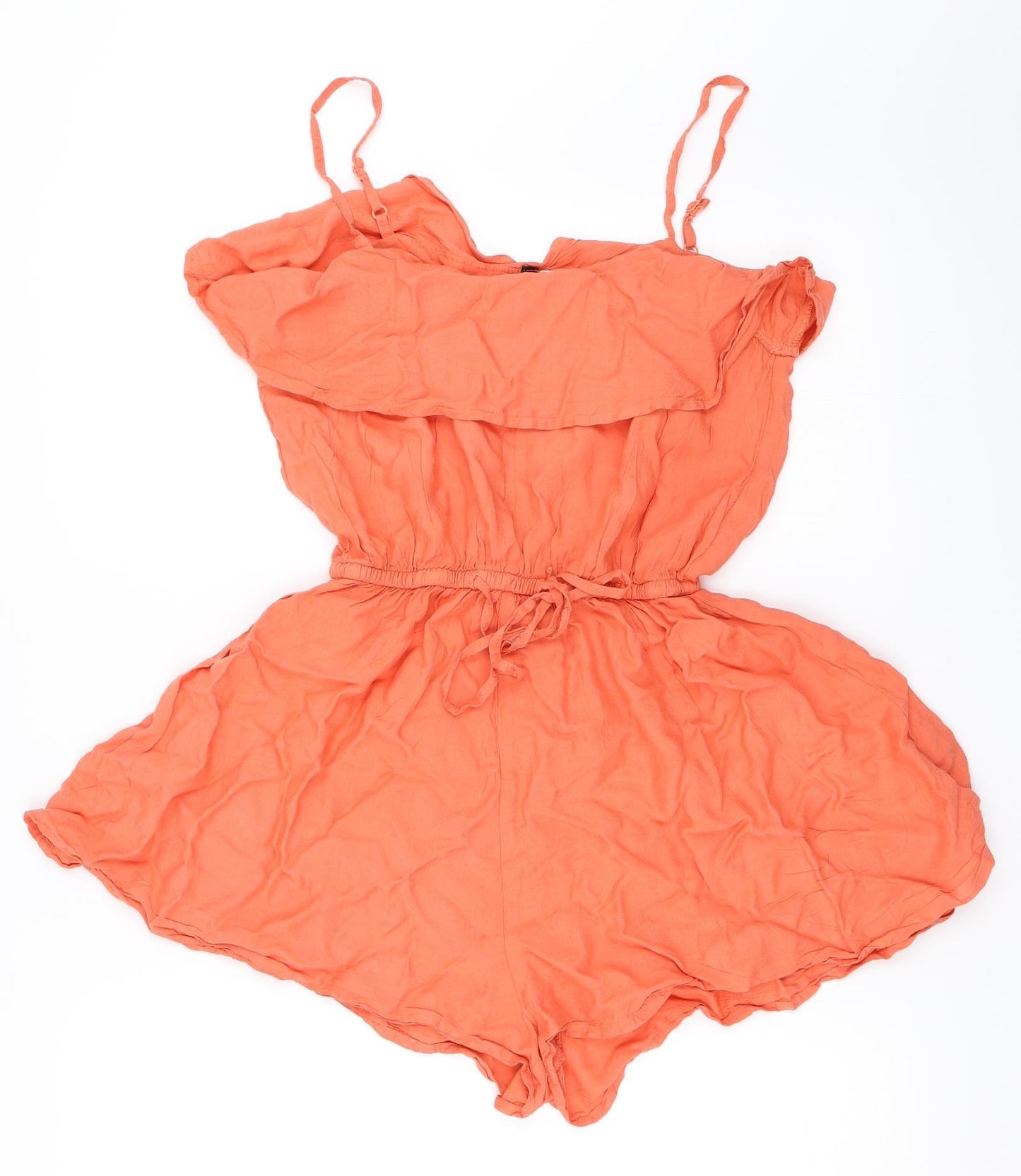 H&M Womens Orange   Playsuit One-Piece Size 38