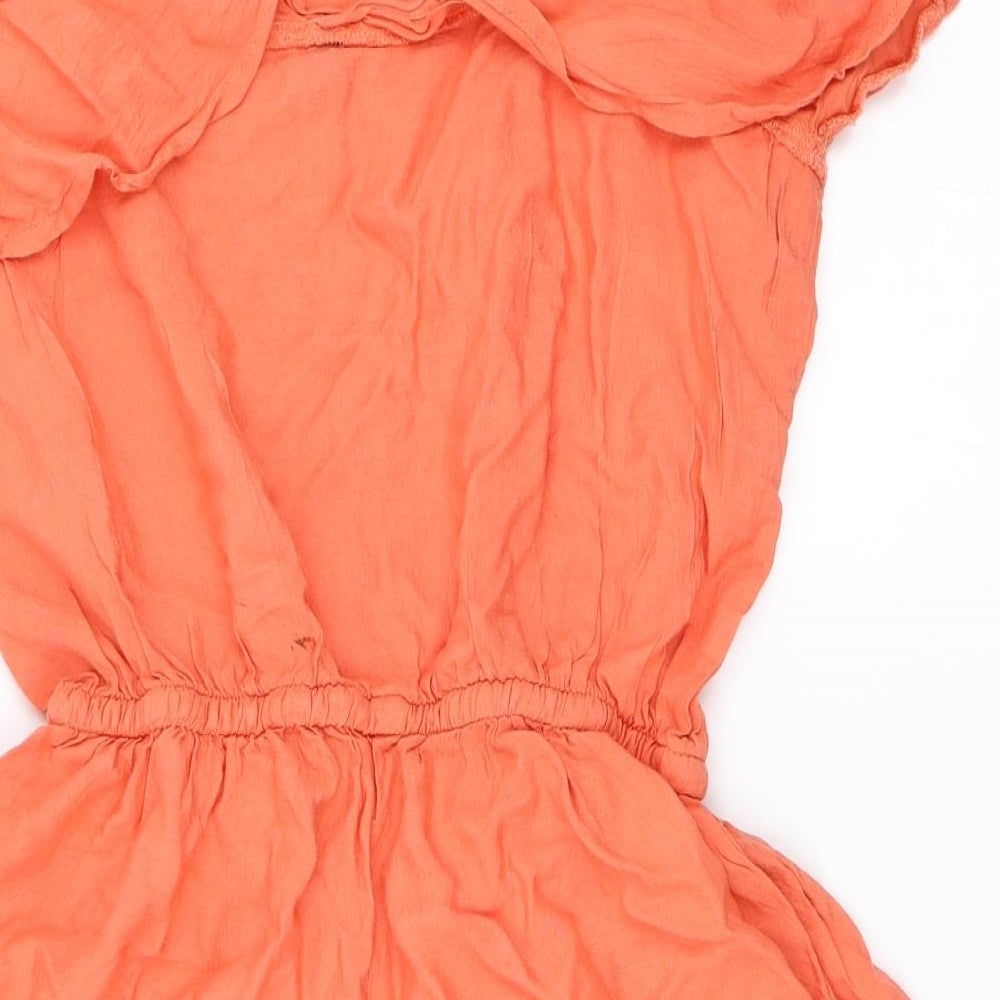 H&M Womens Orange   Playsuit One-Piece Size 38