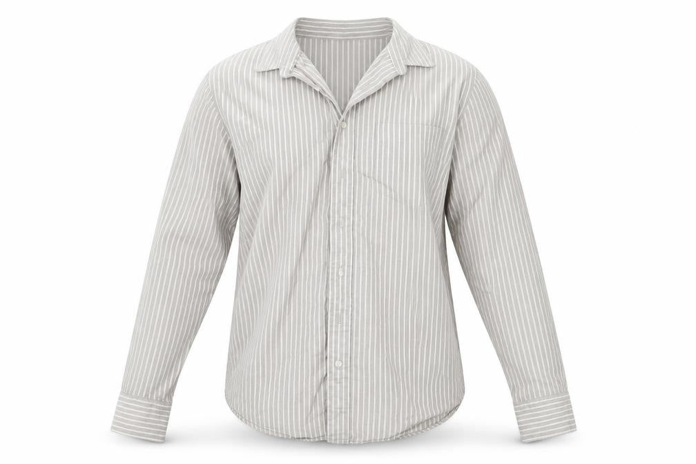 Mens UK Size XL Gap Beige  Button-Up Long Sleeve Casual Shirt