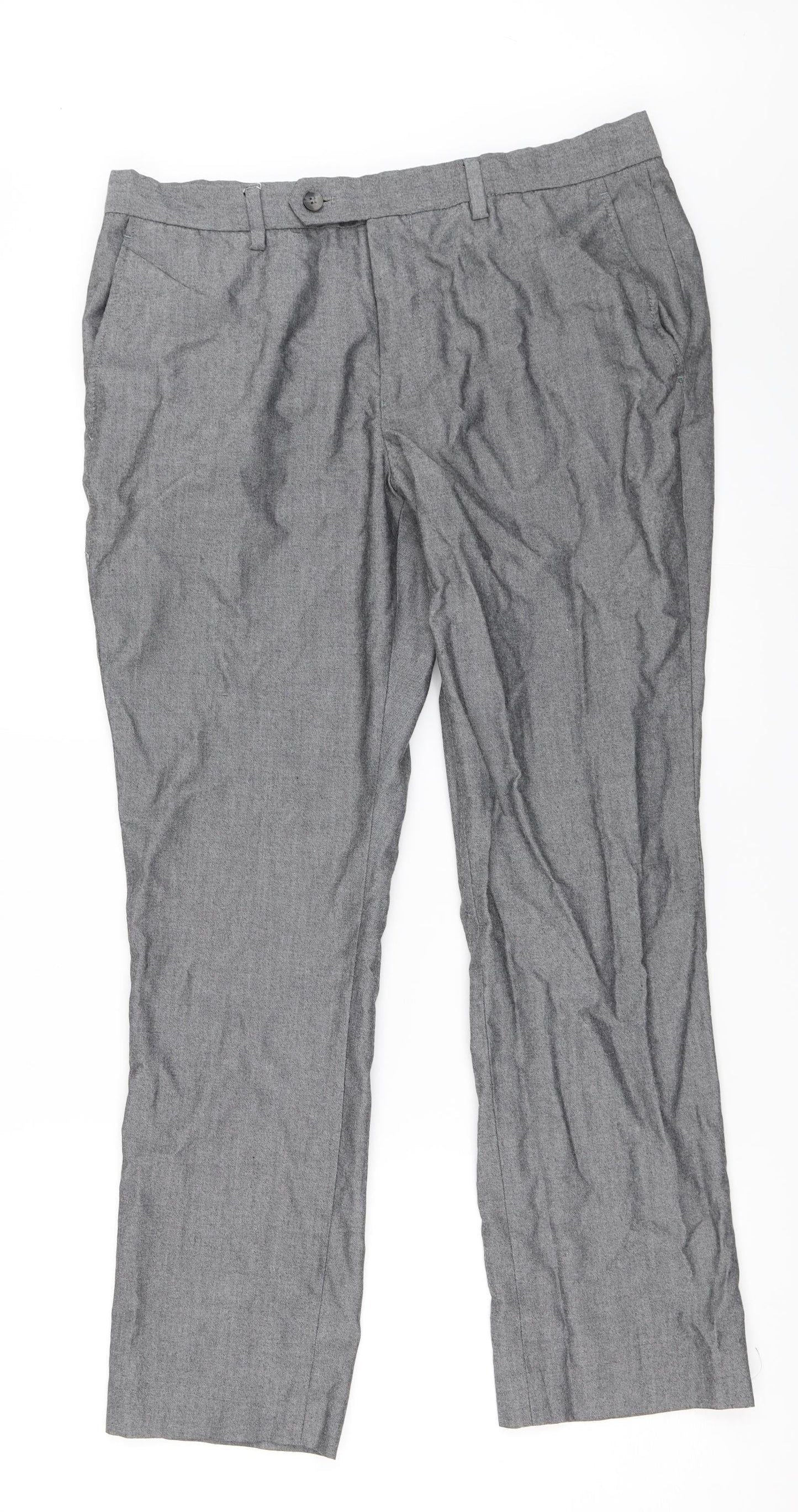 Primark Mens Grey   Trousers  Size 34 in L30 in