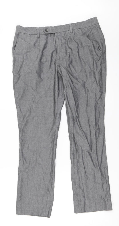 Primark Mens Grey   Trousers  Size 34 in L30 in