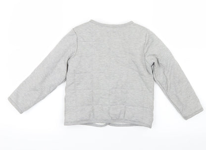 Carrement Beau Girls Grey   Jacket  Size 6 Years