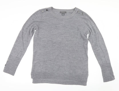 Primark Womens Grey  Knit Pullover Jumper Size 6