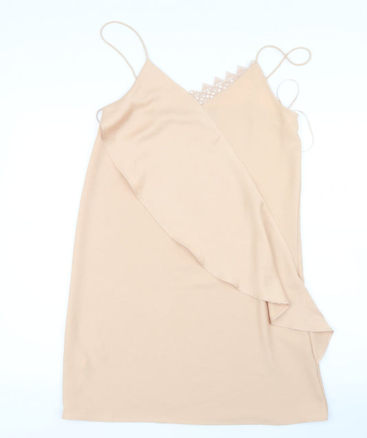 Mango Womens Beige   Shirt Dress  Size 6