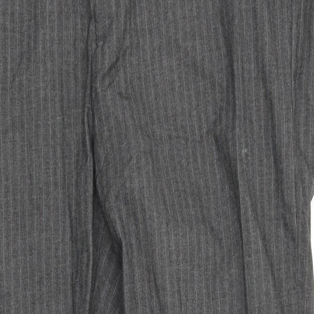 Mens UK Size 36 in Debenhams Regular Fit Dress Pants Grey Trousers