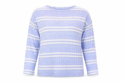 George Womens Blue Striped  Pullover Jumper Size 12