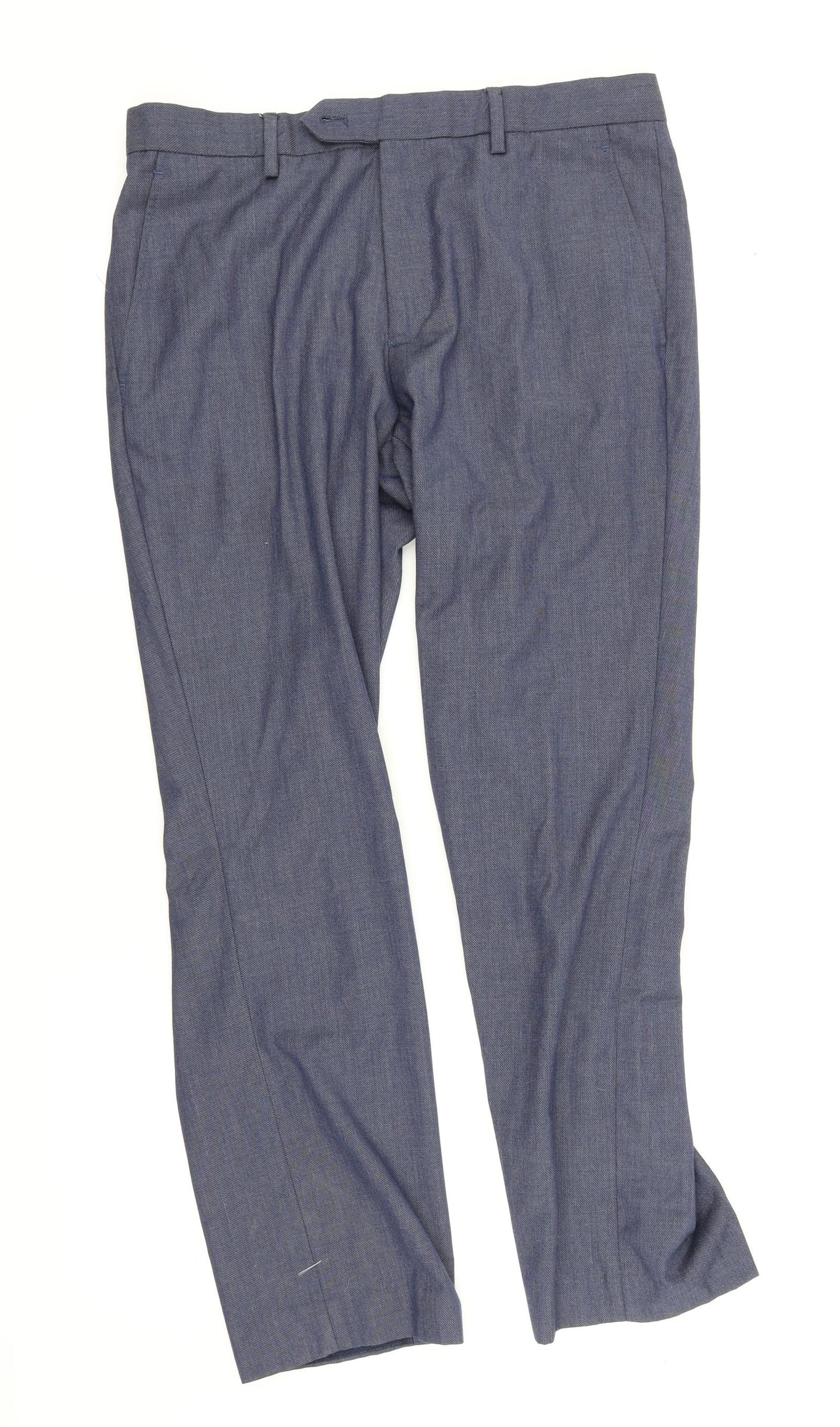 Primark Mens Blue   Dress Pants Trousers Size 32 in L26 in