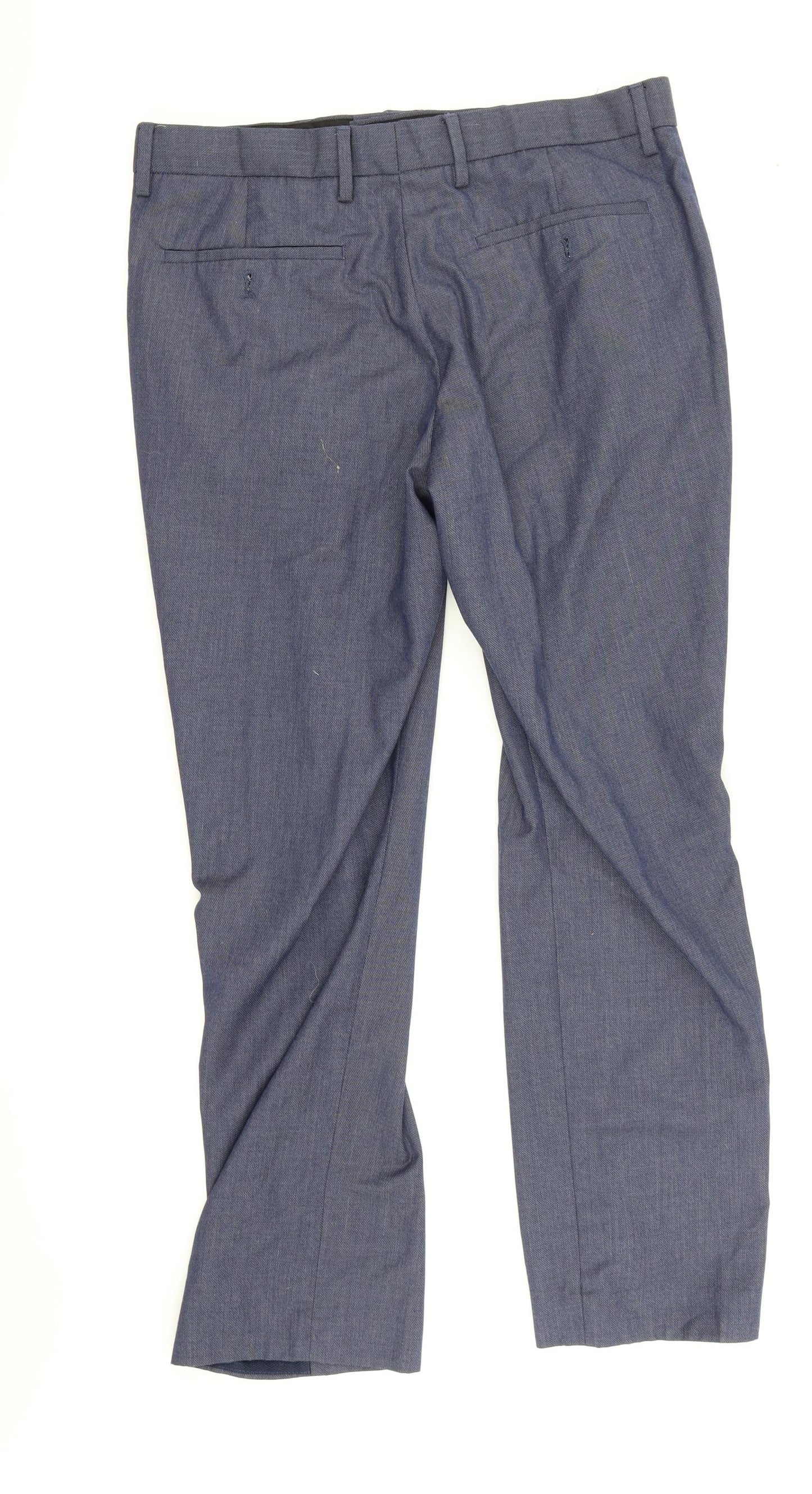 Primark Mens Blue   Dress Pants Trousers Size 32 in L26 in